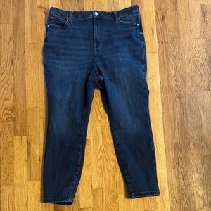 Simply Vera Verawang Skinny 18P Dark Blue Women's Jeans